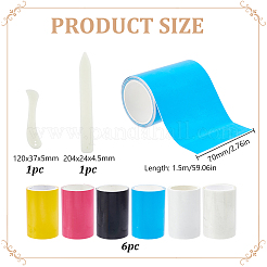 6 Rolle 6 Farben TPU aufblasbares Reparaturband&nbsp;DIY-DR0007-73