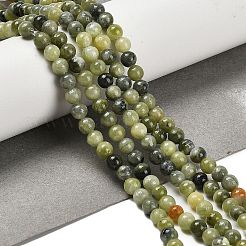Taiwan naturelles perles de jade de brins&nbsp;G-B128-A07-01