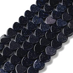 Synthetische blauen goldstone Perlen Stränge&nbsp;G-M403-A50-02A