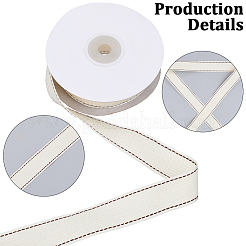 Cinta de terciopelo de poliéster de doble cara&nbsp;SRIB-WH20020-040A-02