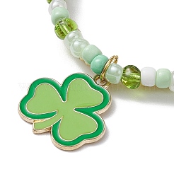 Braccialetti multifilo con perline di vetro&nbsp;BJEW-MZ00135