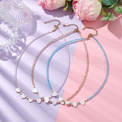 Perle di vetro collane&nbsp;NJEW-JN04723