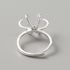 Verstellbare Messingfingerring-Komponenten&nbsp;KK-WH0044-85