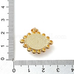 Echte 18 Karat vergoldete Messinganhänger&nbsp;KK-A198-06G