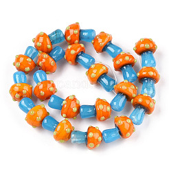 Hilos de abalorios de murano hechos a mano&nbsp;X-LAMP-N024-09G