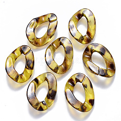 Transparentem Acryl Verknüpfung Ringe&nbsp;OACR-S036-001B-A02