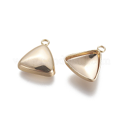 Cabochon-Fassungen für Anhänger aus Edelstahl 304&nbsp;LS-STAS-I104-14G