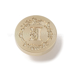 Goldfarbener Wachssiegel-Stempelkopf aus Messing&nbsp;DIY-B079-01G-E