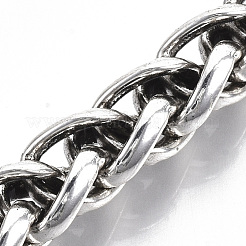 Braccialetti a catena da uomo in lega di grano&nbsp;BJEW-T014-08AS