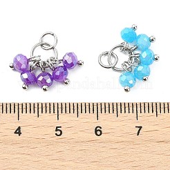 Anhänger aus galvanisiertem Glas&nbsp;PALLOY-JF05831
