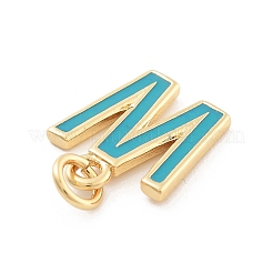 Pendentifs de placage en laiton&nbsp;KK-C065-03W-G