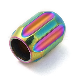 Ionenplattierung (IP) 304 Edelstahl glasierte europäische Perlen&nbsp;STAS-M308-10C