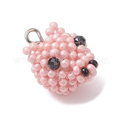 Schweineanhänger aus Glasperlen&nbsp;PALLOY-MZ01001
