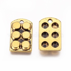 Pendente in lega stile tibetano&nbsp;TIBEP-GC169-AG-RS