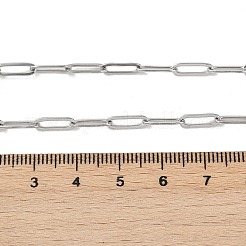 Anlaufgeschützte Unisex-Halsketten aus 304er Edelstahl mit Büroklammern&nbsp;NJEW-H215-04P