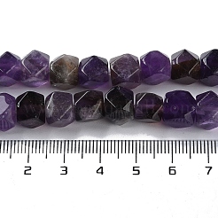 Natürliche runde Perlenstränge im Sternschliff aus Amethyst&nbsp;G-M418-C01-01