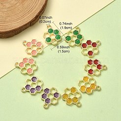 10pcs 5 pendentifs en alliage de couleurs&nbsp;ENAM-YW0003-36