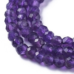 Natürlichen Amethyst Perlen Stränge&nbsp;G-E560-Q03