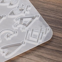 Moules en silicone pendant&nbsp;X1-AJEW-S041-03C