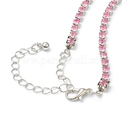 Legierung Strass Tasse Kette Halsketten&nbsp;NJEW-H217-02P