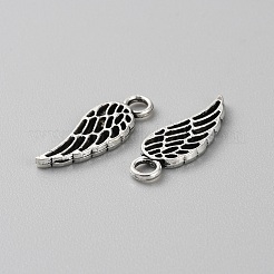 Colgantes de la aleación de estilo tibetano&nbsp;TIBEP-WH0003-10AS