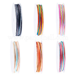 Cordones de poliéster encerado de 40.8 m y 6 colores&nbsp;YC-TA0001-25