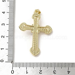 Muschelanhänger aus Messing mit Pavé-Fassung&nbsp;KK-I708-17A-G