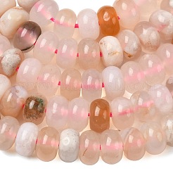 Chapelets de perles en agate naturelle de fleurs de cerisier&nbsp;G-A280-A19-02