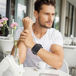 Pulseras de cordón de cuero sintético para hombre&nbsp;BJEW-CL0001-55A