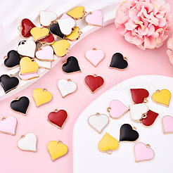 55pcs 5 pendentifs en alliage de couleurs&nbsp;ENAM-YW0005-64