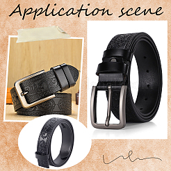 Accessori per cinturino in vita da uomo in pelle di vacchetta&nbsp;FIND-WH0111-498A
