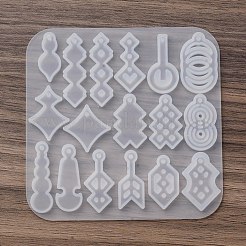 Stampi in silicone pendenti&nbsp;AJEW-S041-03B