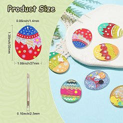 14 Stück 7 Stile Ostereier-Hase-Acryl-Anhänger&nbsp;FIND-CJ0001-70