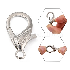 Fermoir pince de homard en alliage de zinc&nbsp;X-PALLOY-D008-P