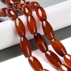 Fili di perline agata rosso naturale&nbsp;G-NH0019-C01-05