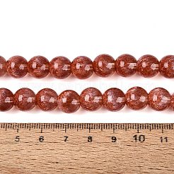 Brins de perles de verre transparentes à moitié peintes à la bombe&nbsp;LS-GLAA-Q110-02A-07