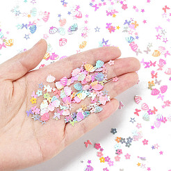 40g 4 Stile Kunststoff Cabochons&nbsp;RESI-FS0002-13
