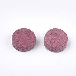 Cabochons en bois de peuplier peint&nbsp;WOOD-T021-25D