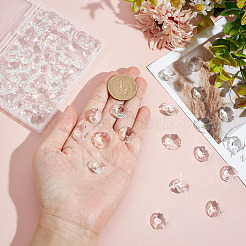 80 strass à coudre en verre&nbsp;GLAA-ME0001-15C