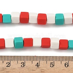 Brins de perles en argile polymère faites à la main pour Noël&nbsp;CLAY-F006-01C