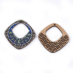 Pendentifs en tilleul imprimé&nbsp;WOOD-S045-057A