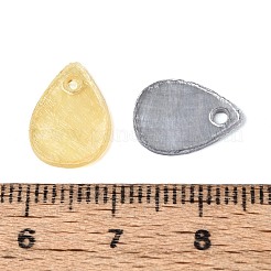 Sprühbemalte Tropfenanhänger aus natürlicher Capiz-Muschel&nbsp;SHEL-K006-67
