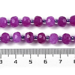 Naturali tinti giada bianca fili di perline&nbsp;G-H057-A20-03
