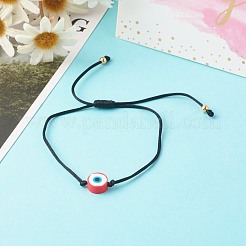 Bracelets réglables en fil de nylon&nbsp;BJEW-JB06342