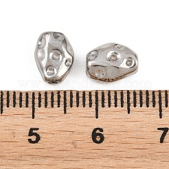 Perles irrégulières en acier inoxydable 304&nbsp;STAS-D394-03I-P