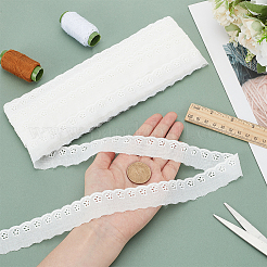 Garniture en dentelle de fleurs brodées en coton&nbsp;DIY-WH0542-34C