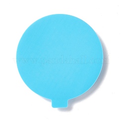 Stampi in silicone tondi piatti con motivo a gambo&nbsp;DIY-M039-02