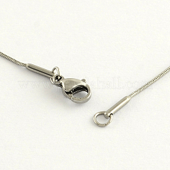 Collane a catena in acciaio inossidabile 304 anti-ossidazione&nbsp;NJEW-R223-11