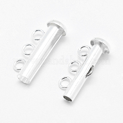 Sterling Silber Schnallen Schiebeverriegelung&nbsp;STER-K035-02