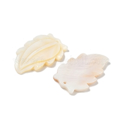 Pendentifs sculptés en coquille d'eau douce naturelle&nbsp;SHEL-K006-54F